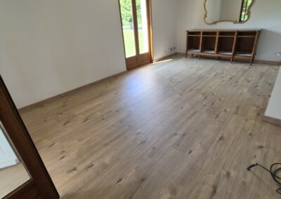 3/5 - Pose d'un parquet flottant à Châtillon-sur-Chalaronne